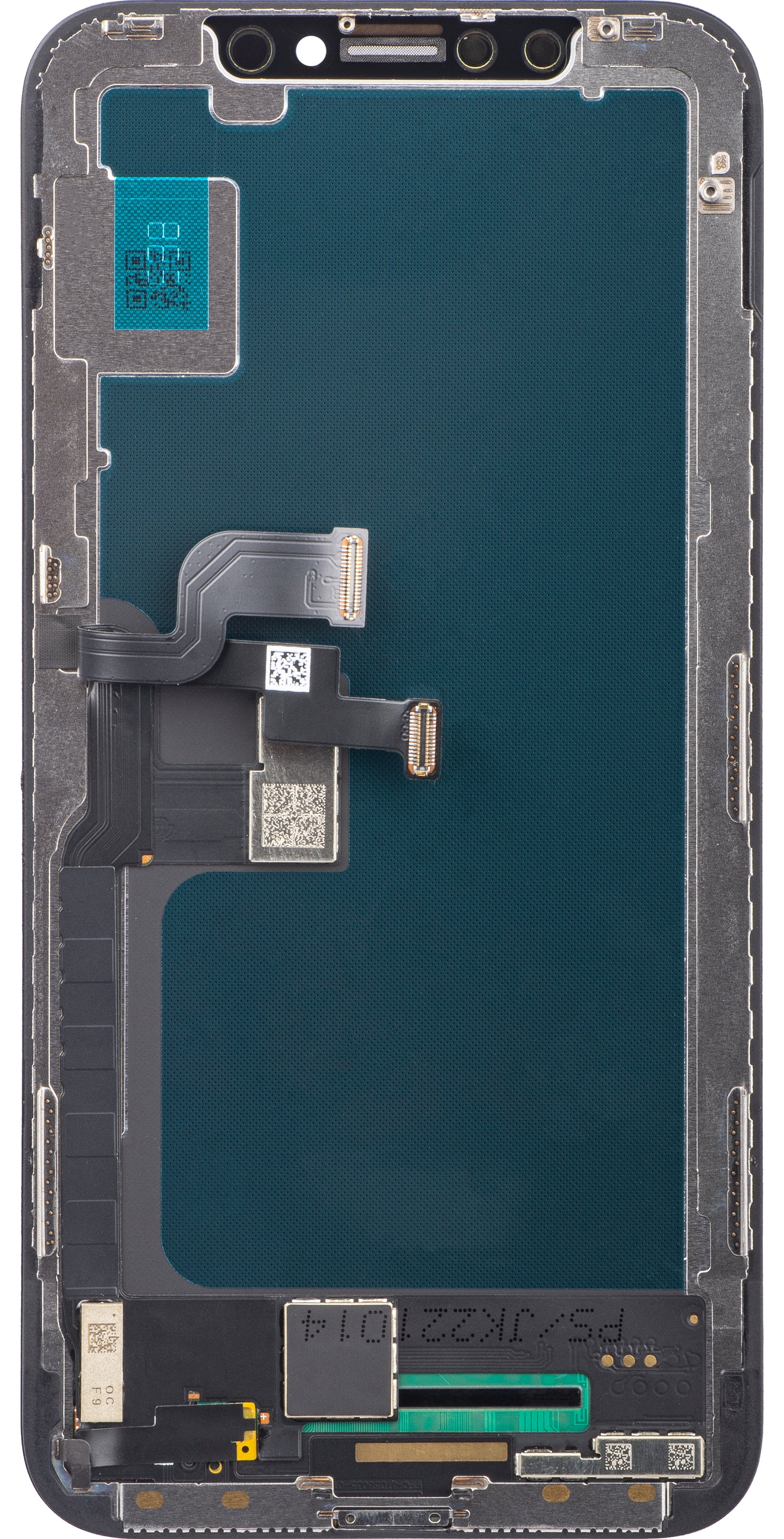 Display sa Touchscreenom JK za Apple iPhone X, sa Ramom, LCD In-Cell Verzija, Crni