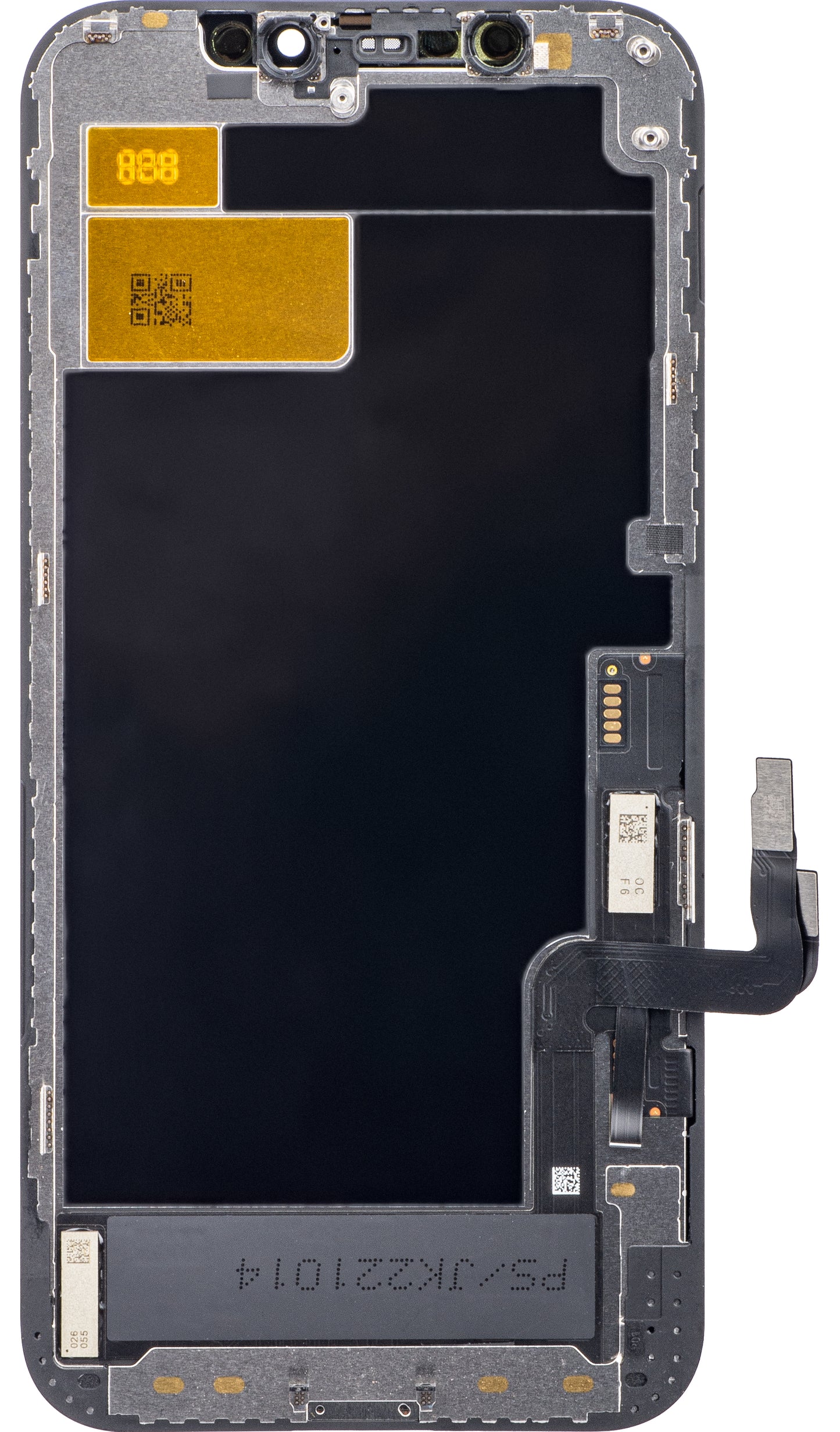 Display sa Touchscreenom JK za Apple iPhone 12 / 12 Pro, sa Ramom, LCD In-Cell Verzija, Crni