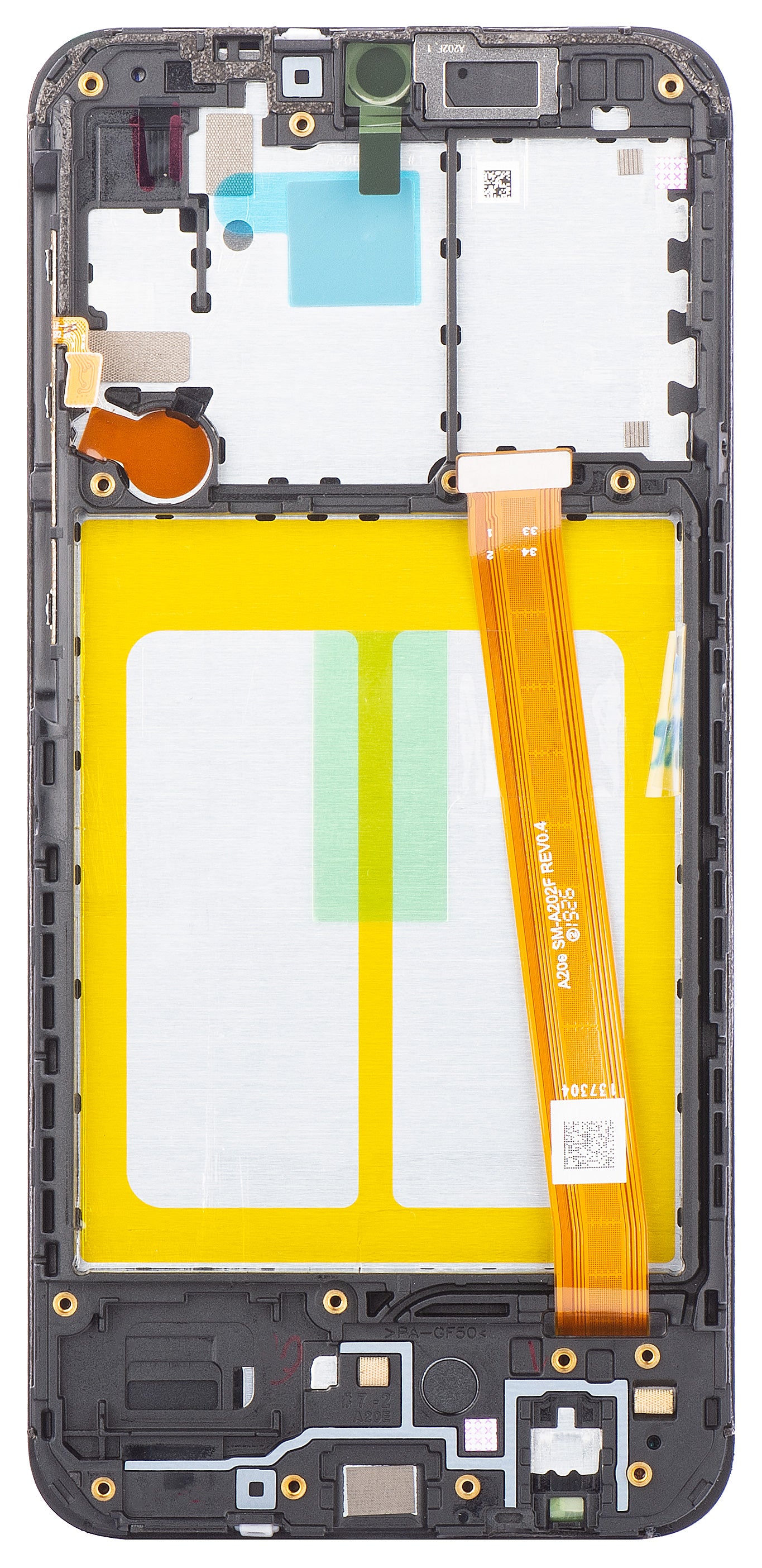 Display sa Touchscreen-om Samsung Galaxy A20e A202, sa Ramom, Crni, Service Pack GH82-20186A