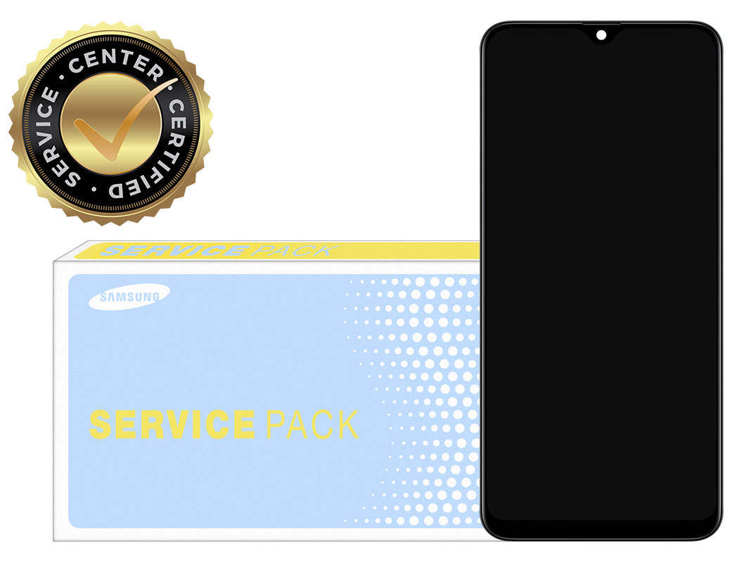 Display sa Touchscreen-om Samsung Galaxy A30s A307, sa Ramom, Crni, Service Pack GH82-21190A