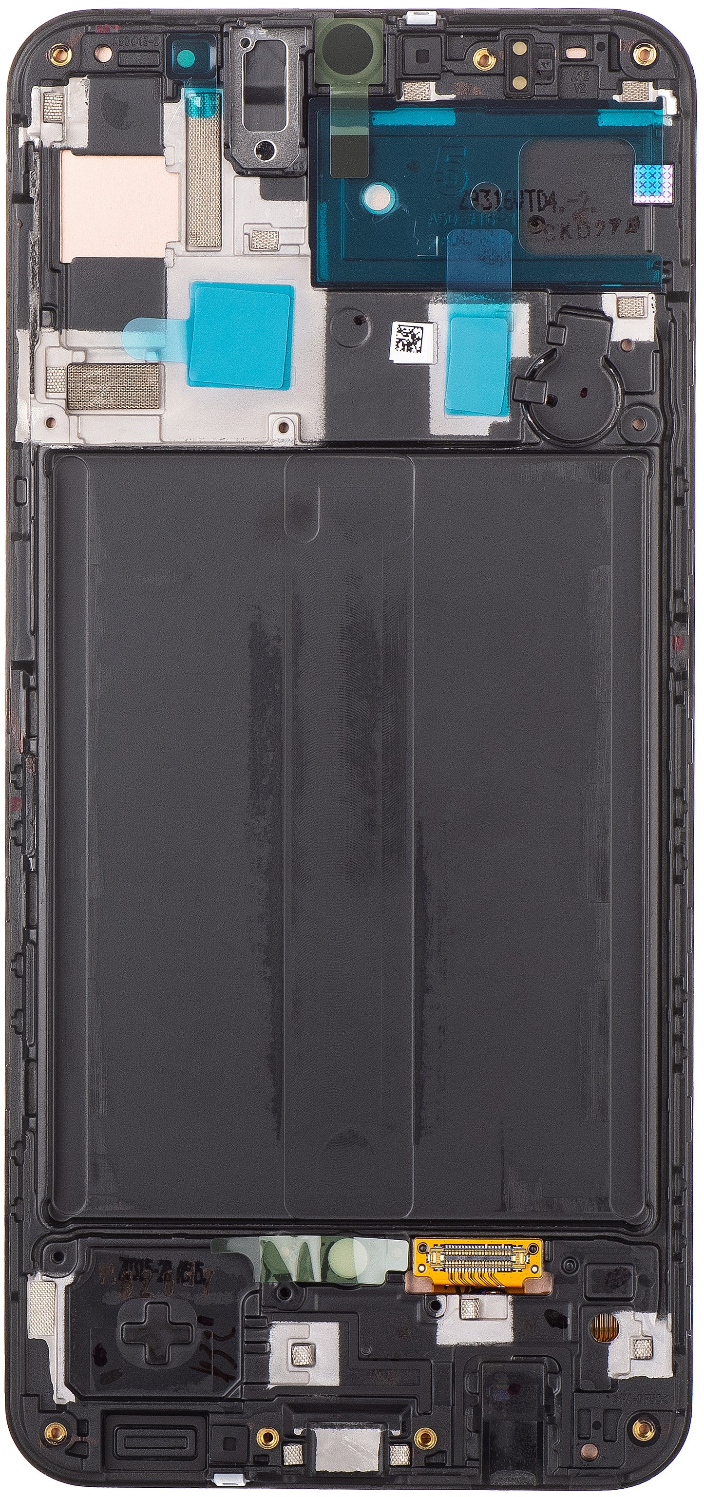 Display sa Touchscreen-om Samsung Galaxy A50 A505, sa Ramom, Crni, Service Pack GH82-19204A