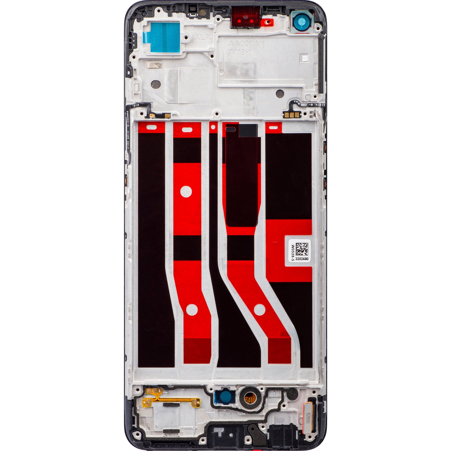 Display sa Touchscreenom Oppo F19 / A74, sa Ramom, Crni, Service Pack 4907039