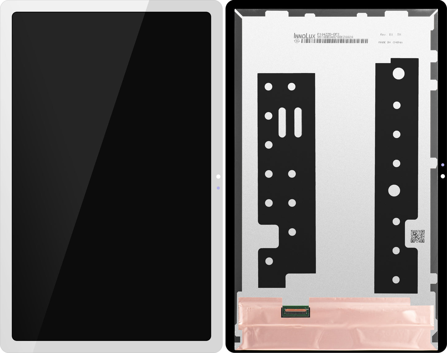 Display sa Touchscreen-om Samsung Galaxy Tab A7 10.4 (2020), Beli, Service Pack GH81-19689A