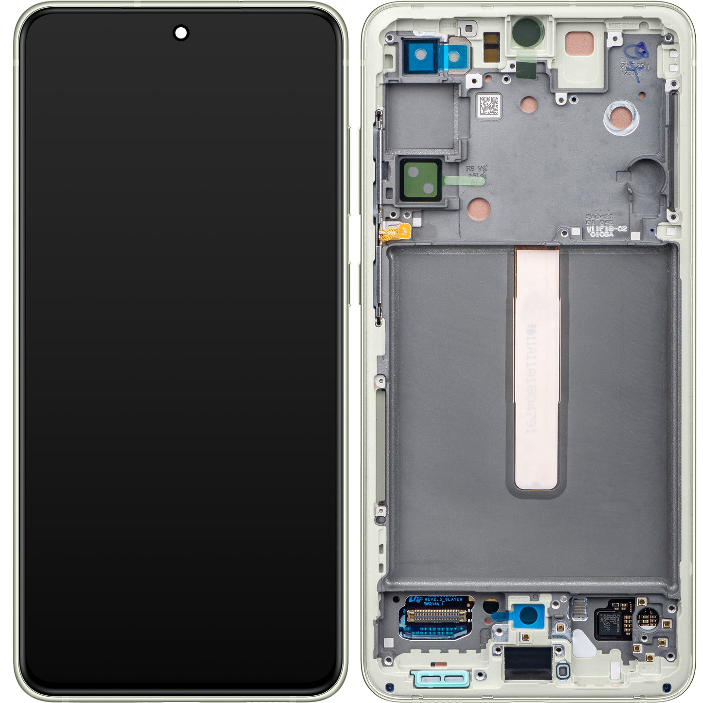 Display sa Touchscreenom Samsung Galaxy S21 FE 5G G990, sa Ramom, Zelena, Service Pack GH82-26590C