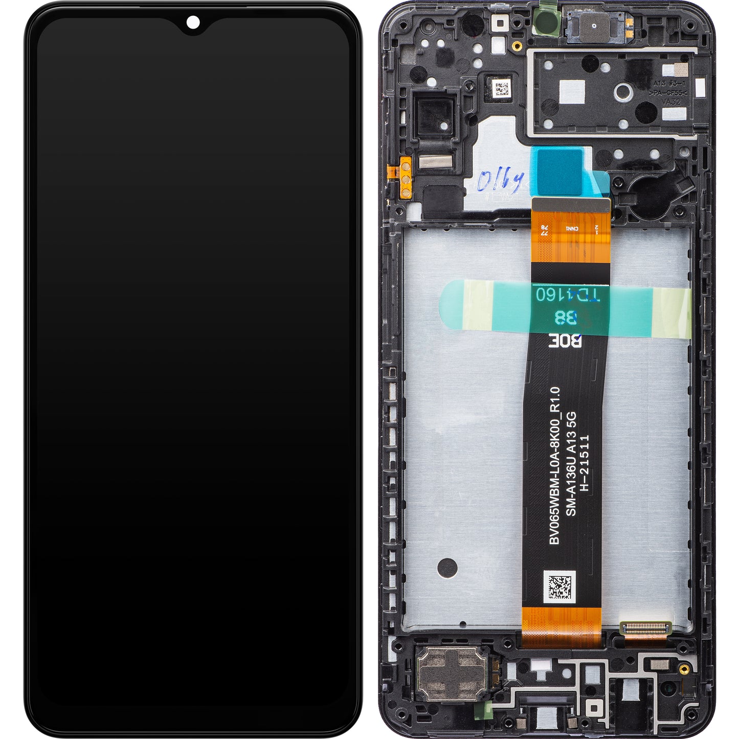 Display sa Touchscreen-om Samsung Galaxy A13 5G A136, sa Ramom, Crni, Service Pack GH82-29077A