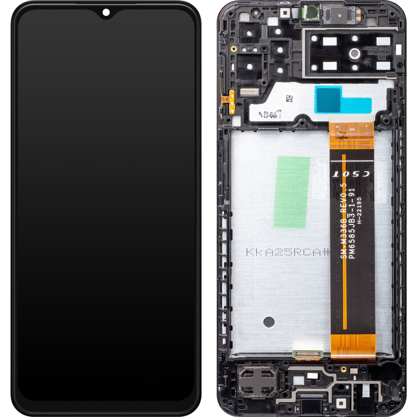 Display sa Touchscreenom Samsung Galaxy A13 A137, sa Ramom, Crni, Service Pack GH82-29228A