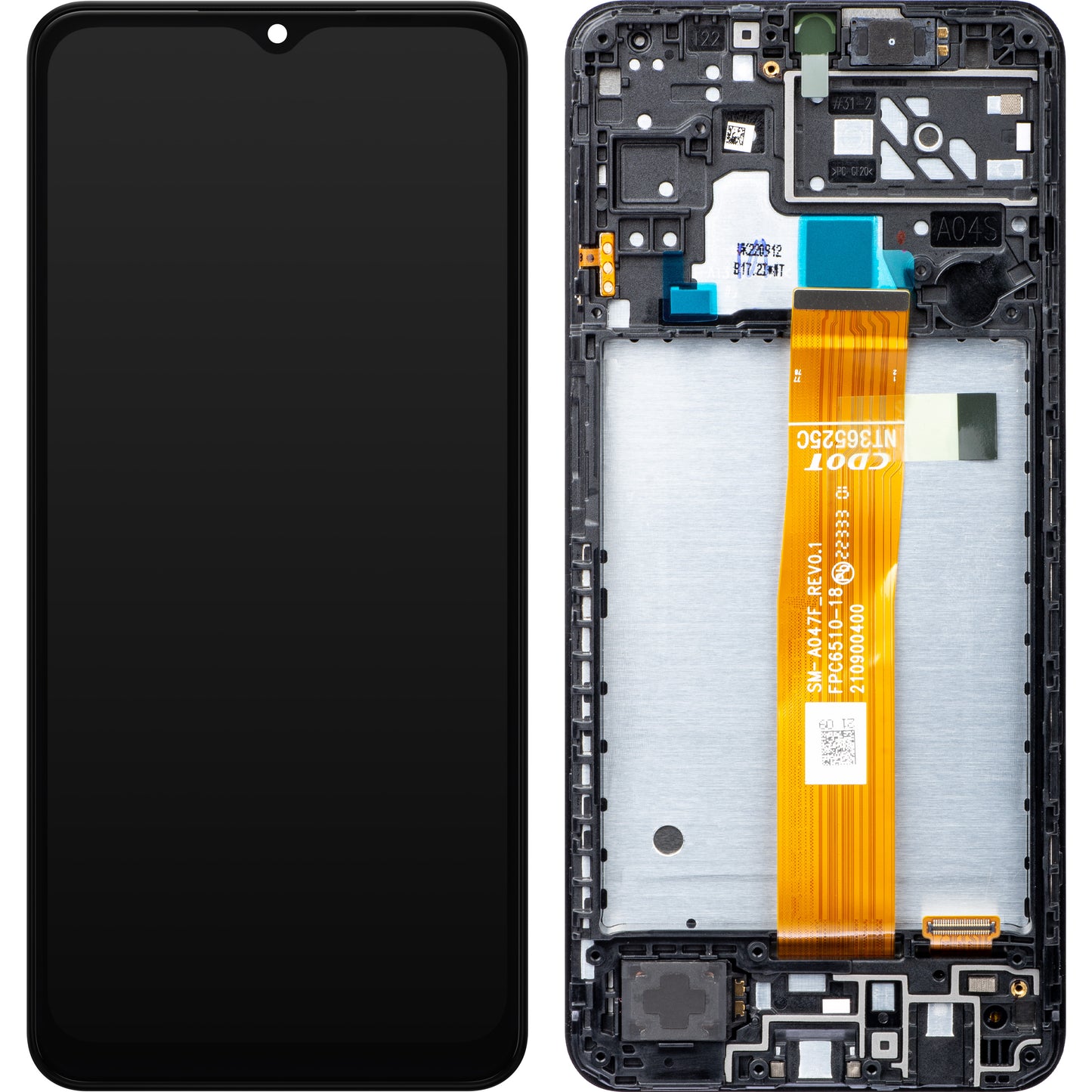 Display sa Touchscreen-om Samsung Galaxy A04s A047, sa Ramom, Crni, Service Pack GH82-29805A
