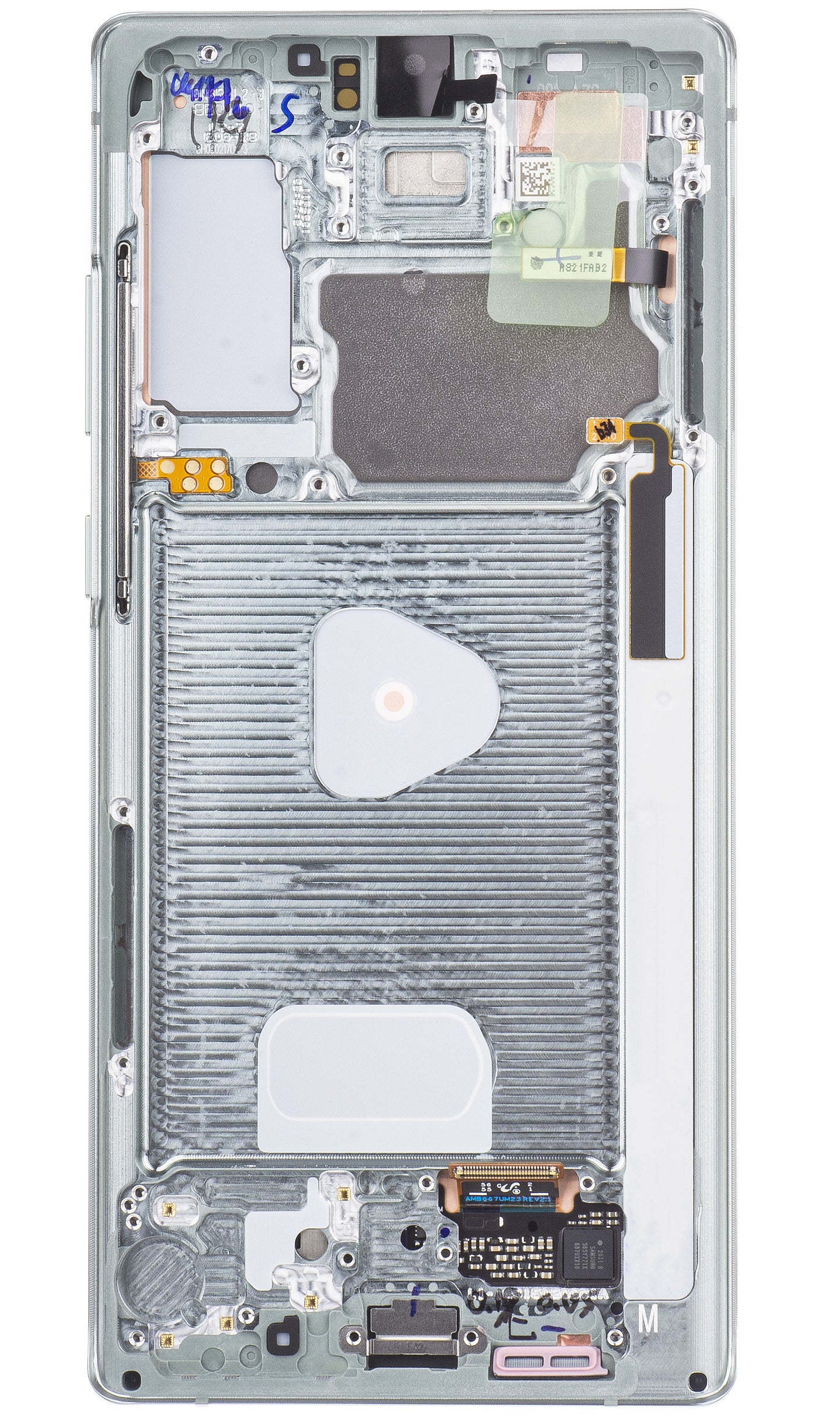 Display sa Touchscreenom Samsung Galaxy Note 20 5G N981 / Note 20 N980, sa Ramom, Zeleni, Service Pack GH82-23495C