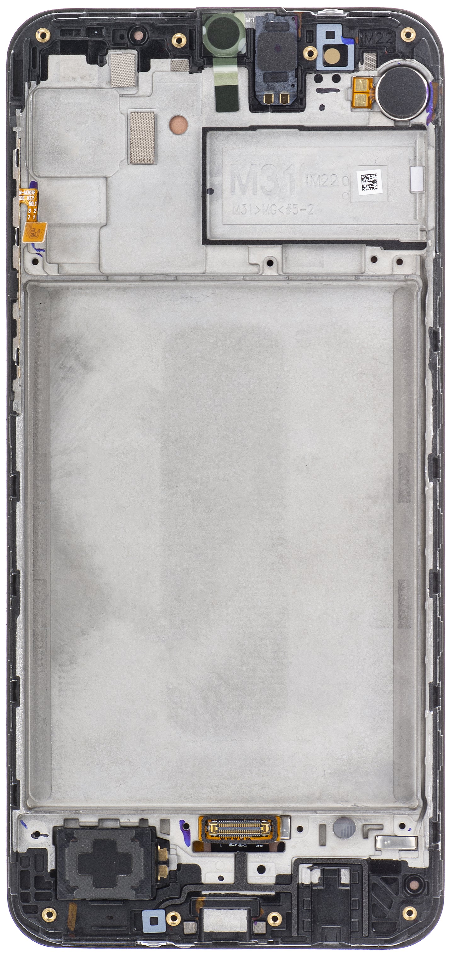 Display sa Touchscreen-om Samsung Galaxy M31 M315, sa Ramom, Crni, Service Pack GH82-22405A