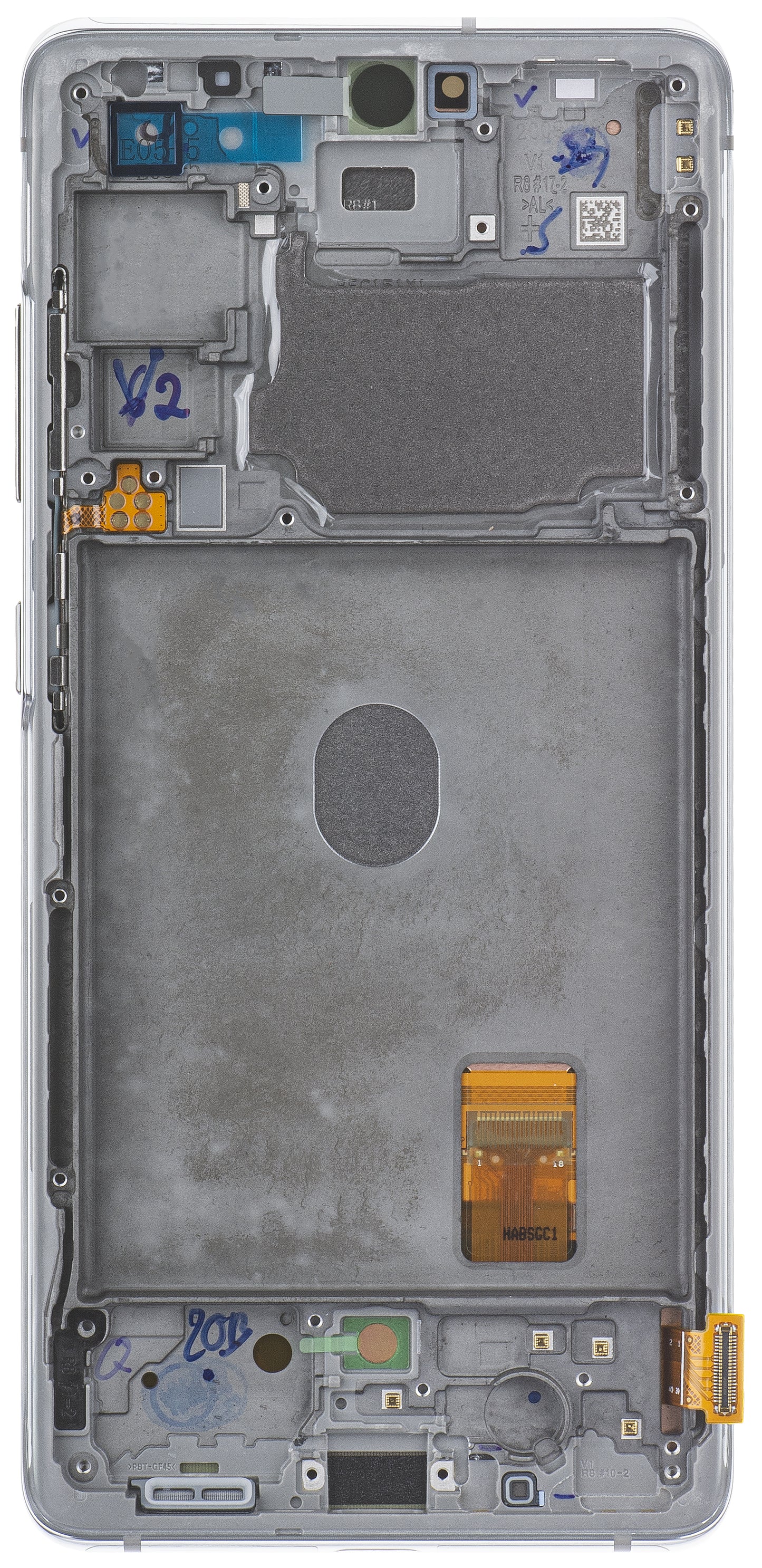 Display sa Touchscreen-om Samsung Galaxy S20 FE G780, sa Ramom, Beli, Service Pack GH82-24220B