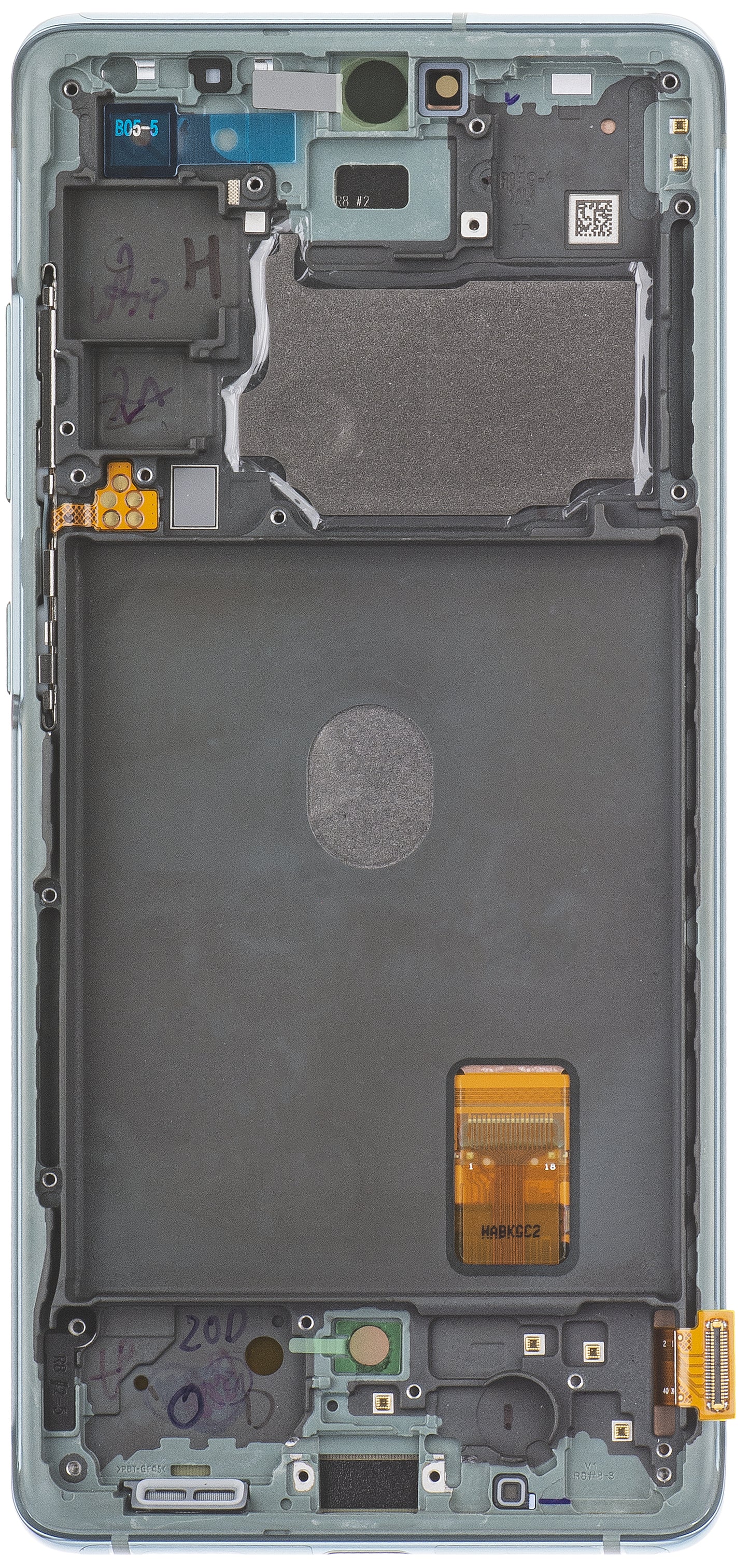 Display sa Touchscreen-om Samsung Galaxy S20 FE G780, sa Ramom, Zelena (Cloud Mint), Service Pack GH82-24220D