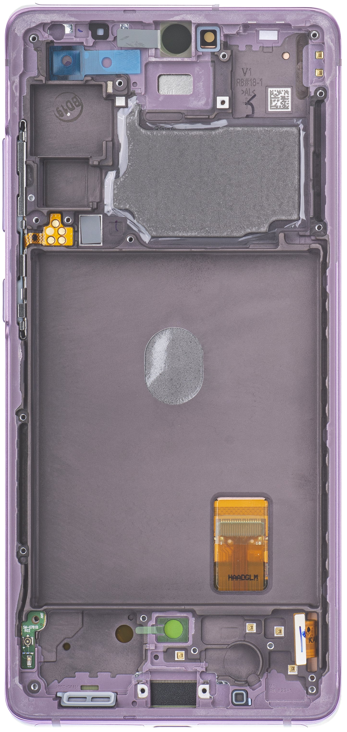 Display sa Touchscreen-om Samsung Galaxy S20 FE 5G G781, sa Ramom, Ljubičasti, Service Pack GH82-24214C