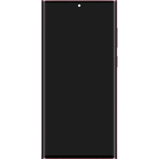 Display sa Touchscreen-om Samsung Galaxy S22 Ultra 5G S908, sa Ramom, Burgundac, Service Pack GH82-27488B