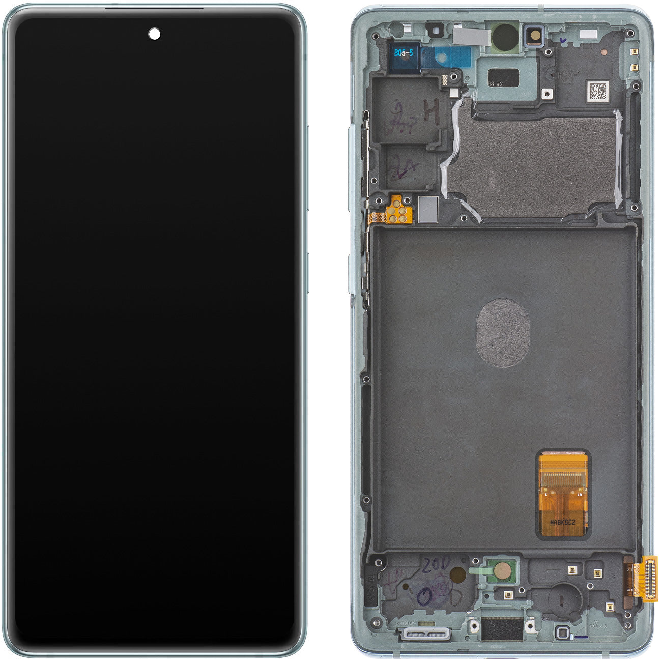 Display sa Touchscreen-om Samsung Galaxy S20 FE G780, sa Ramom, Zelena (Cloud Mint), Service Pack GH82-24220D