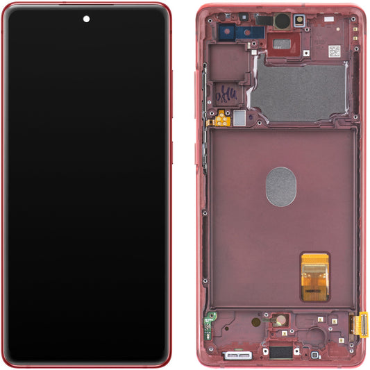 Display sa Touchscreen-om Samsung Galaxy S20 FE 5G G781, sa Ramom, Crveni, Service Pack GH82-24214E