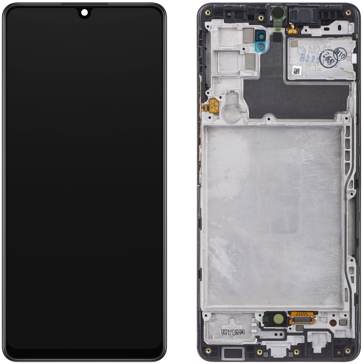 Display sa Touchscreen-om Samsung Galaxy A42 5G A426, sa Ramom, Crni, Service Pack GH82-24375A