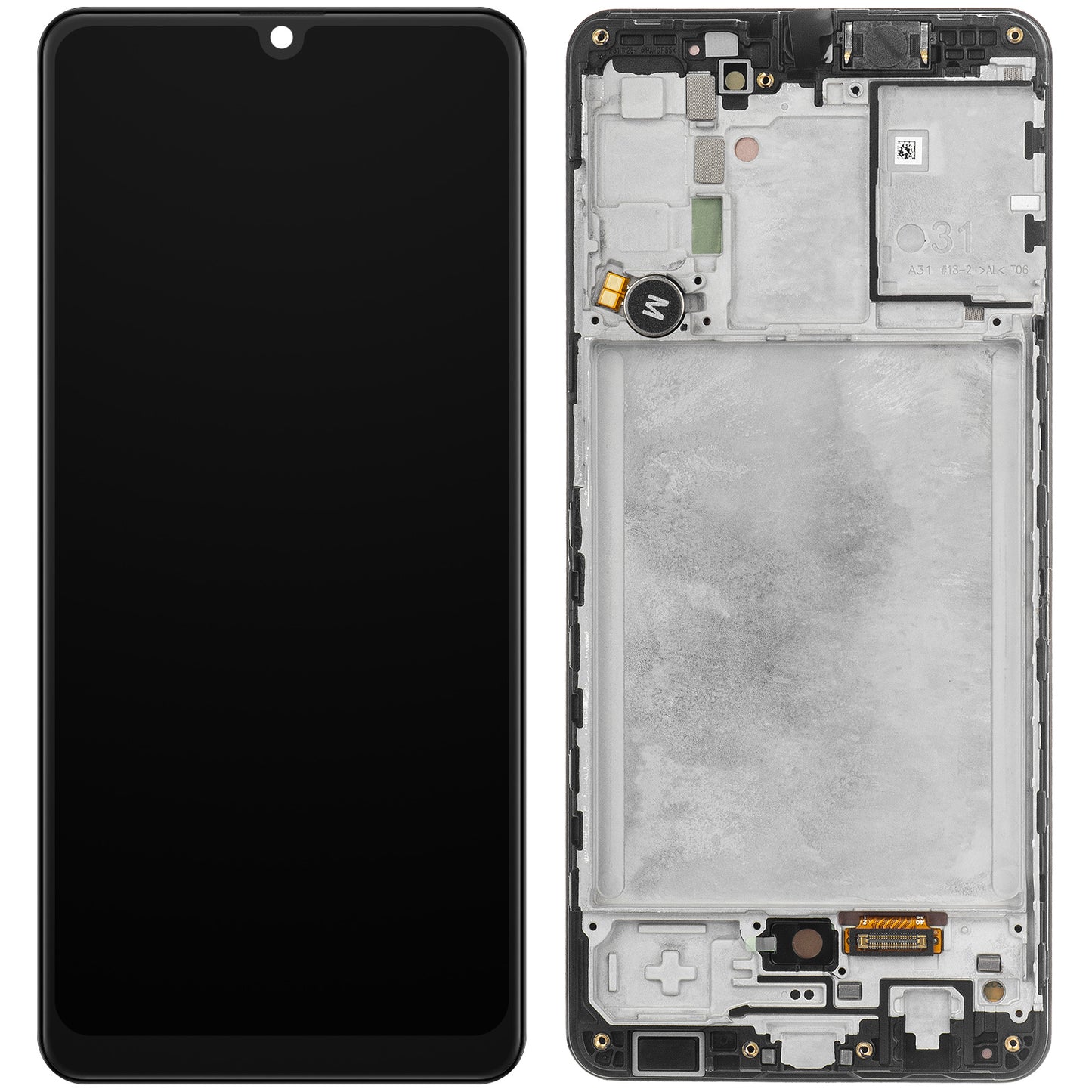 Display sa Touchscreen-om Samsung Galaxy A31 A315, sa Ramom, Crni, Service Pack GH82-22761A