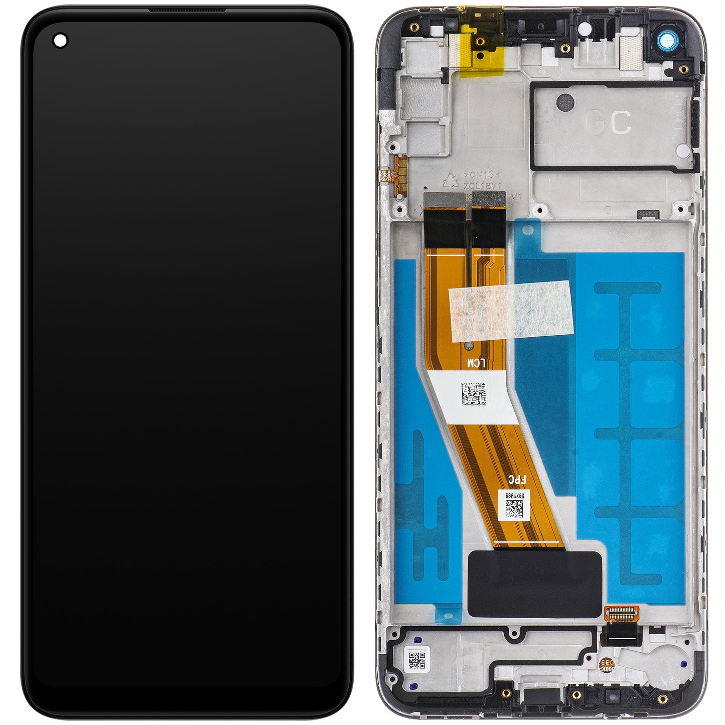Ekran sa Touchscreen-om Samsung Galaxy A11 A115, sa Ramom, Crna, Service Pack GH81-18760A
