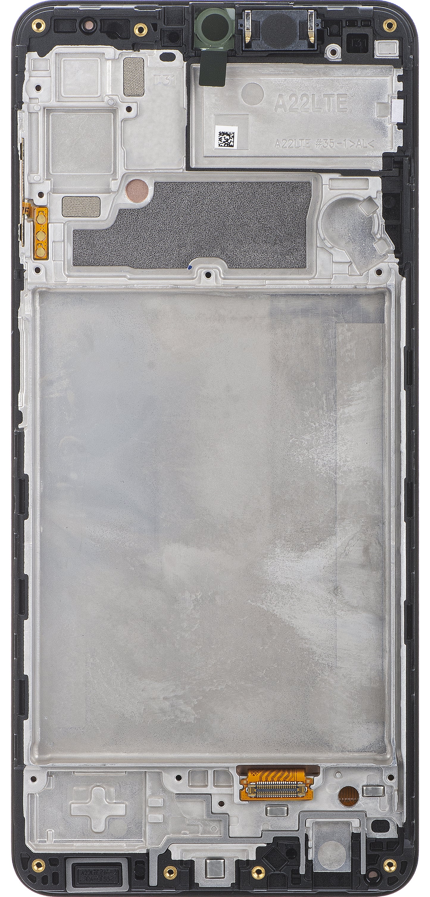 Display sa Touchscreen-om Samsung Galaxy A22 A225, sa Ramom, Crni, Service Pack GH82-25944A