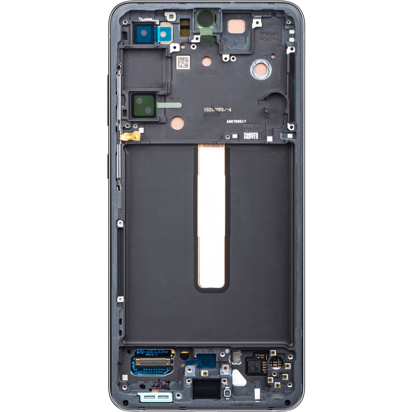 Display sa Touchscreen-om Samsung Galaxy S21 FE 5G G990, sa Ramom, Sivi, Service Pack GH82-26590A