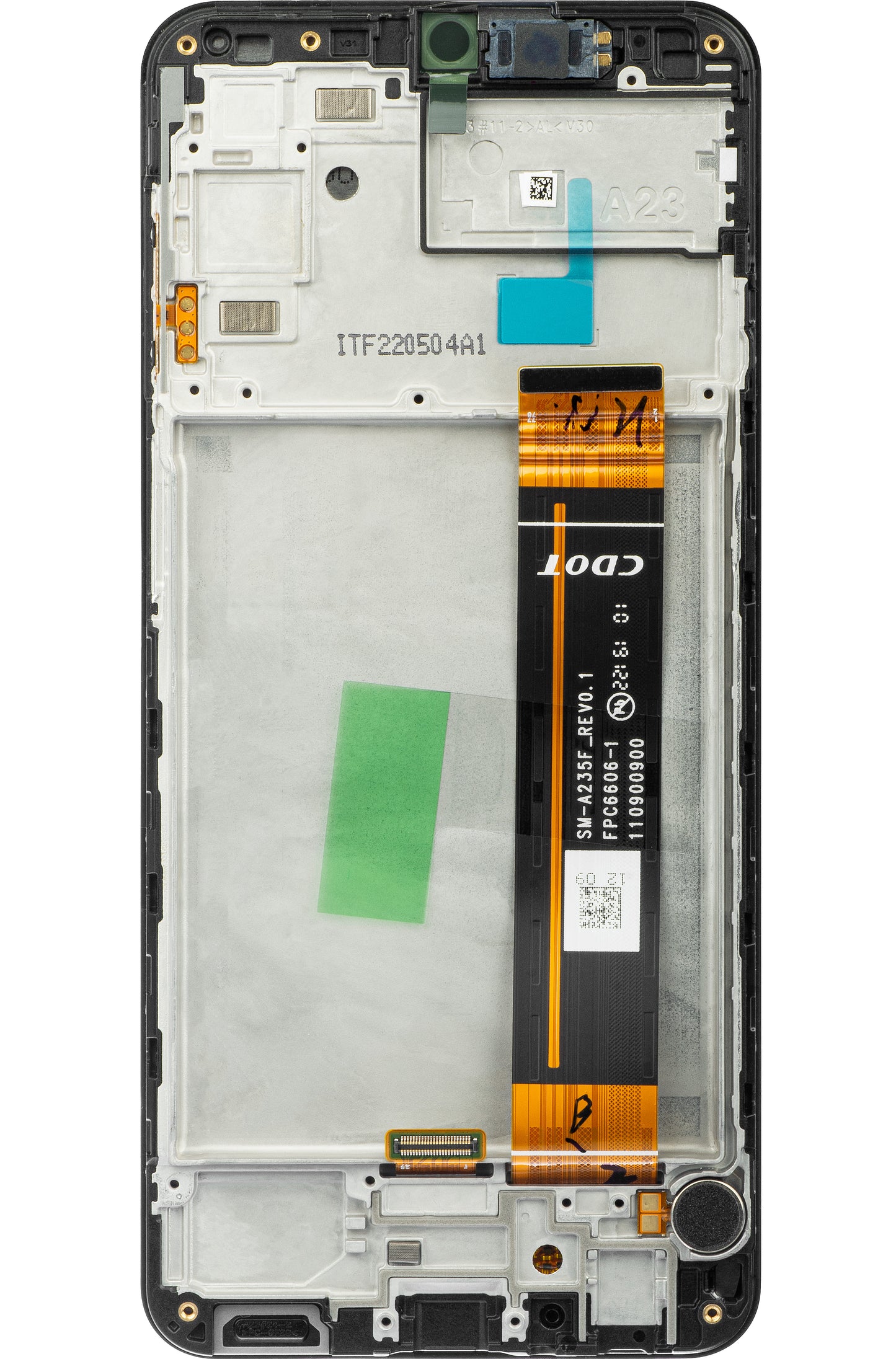 Display sa Touchscreen-om Samsung Galaxy A23 A235, sa Ramom, Crni, Service Pack GH82-28563A