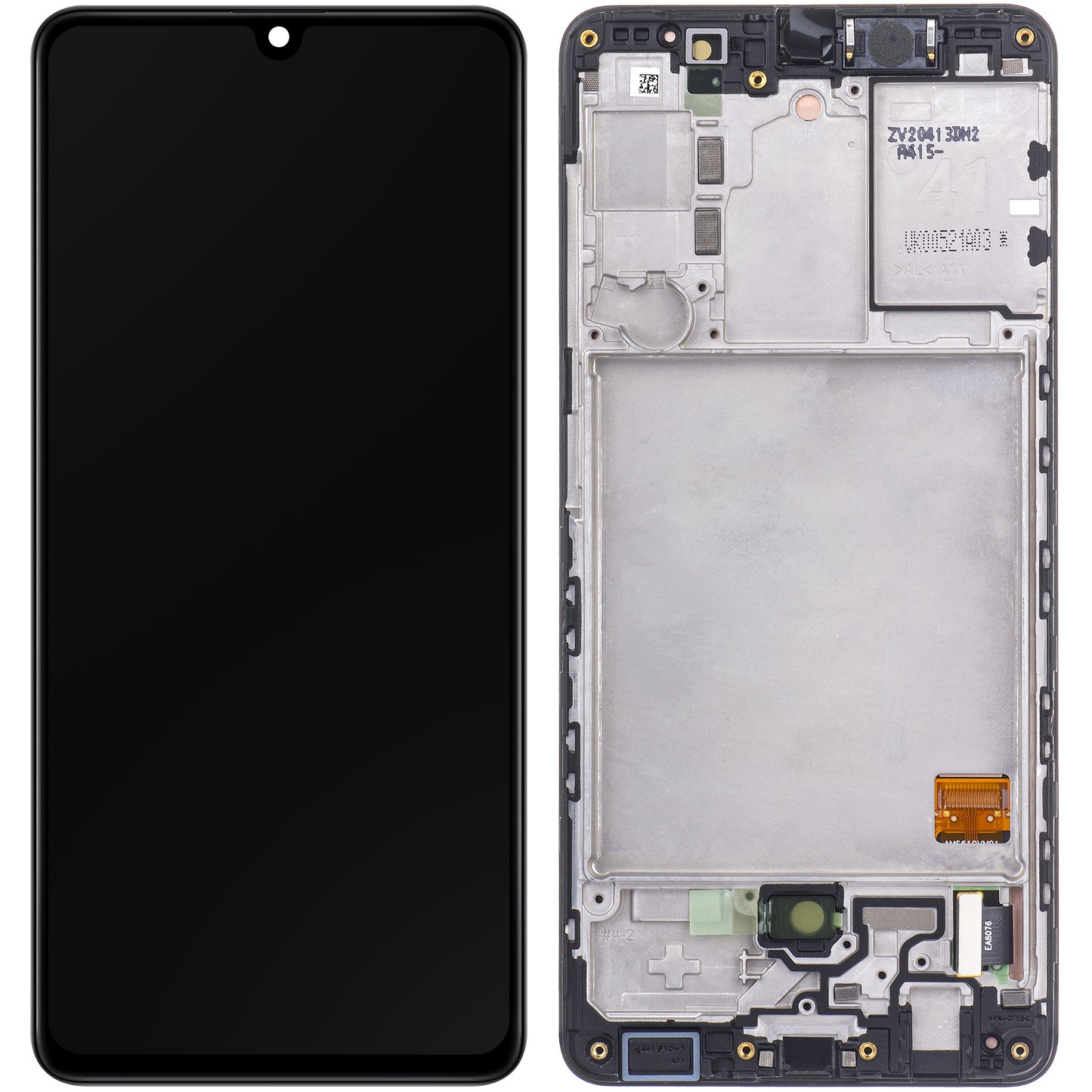 Display sa Touchscreen-om Samsung Galaxy A41 A415, sa Ramom, Crni, Service Pack GH82-22860A