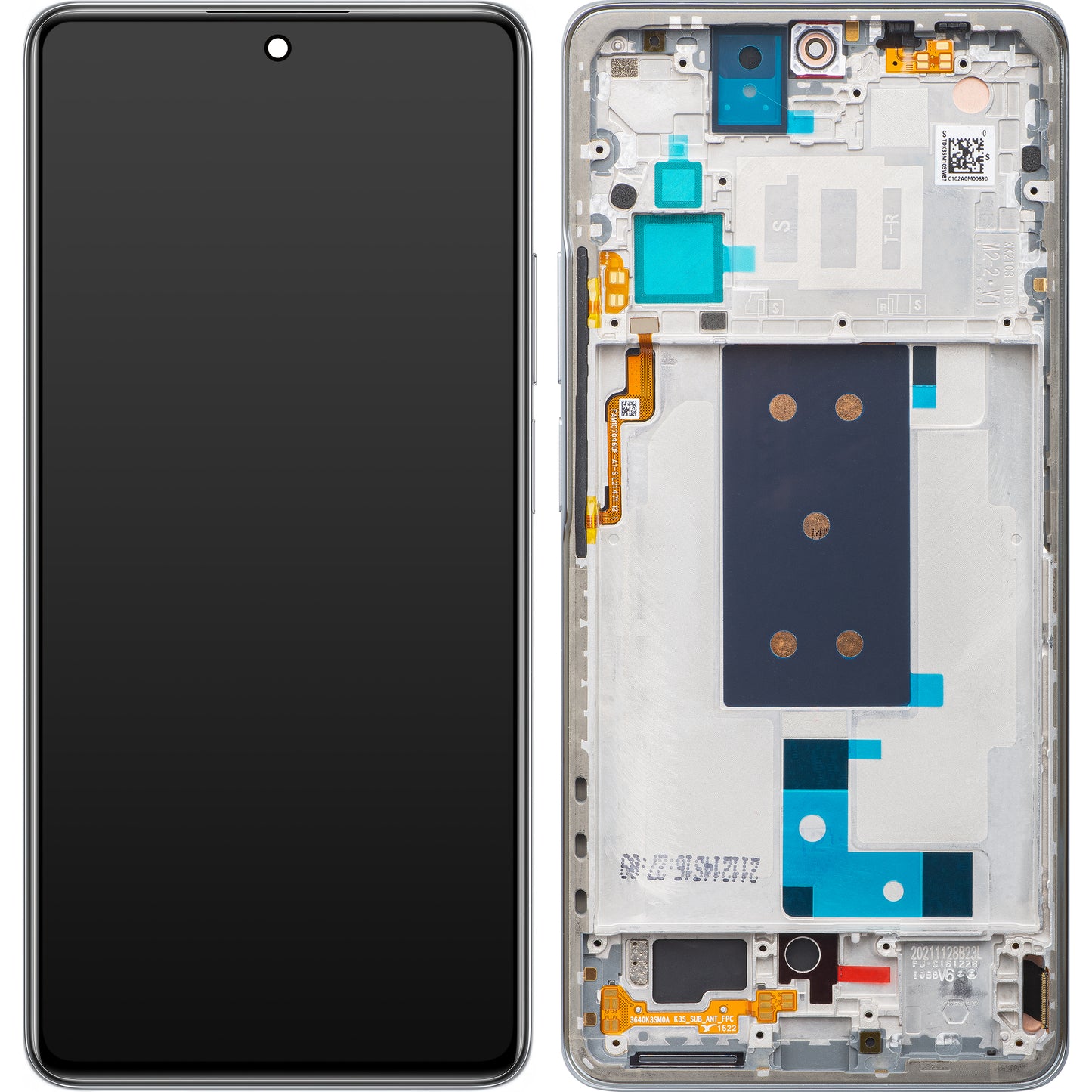 Display sa Touchscreen-om Xiaomi 11T, sa Ramom, Srebrni, Service Pack 560003K11R00