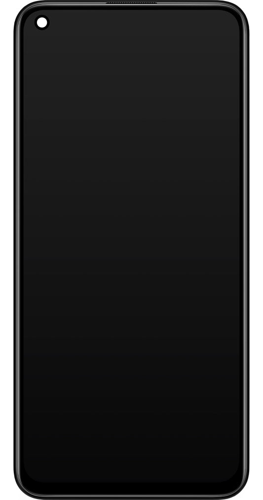 Display sa Touchscreen-om Xiaomi Redmi Note 9 5G / Redmi Note 9T 5G, sa Ramom, Crni, Service Pack 5600030J2200