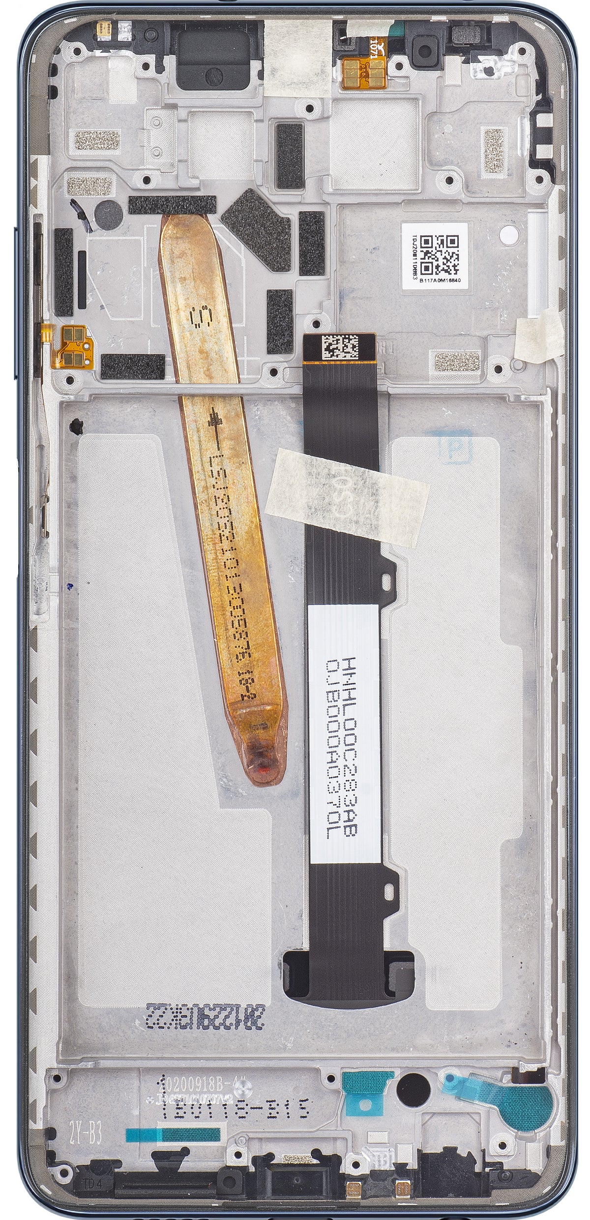Ekran sa Touchscreen-om Xiaomi Poco X3 Pro, sa Ramom, Crna, Service Pack 560002J20S00