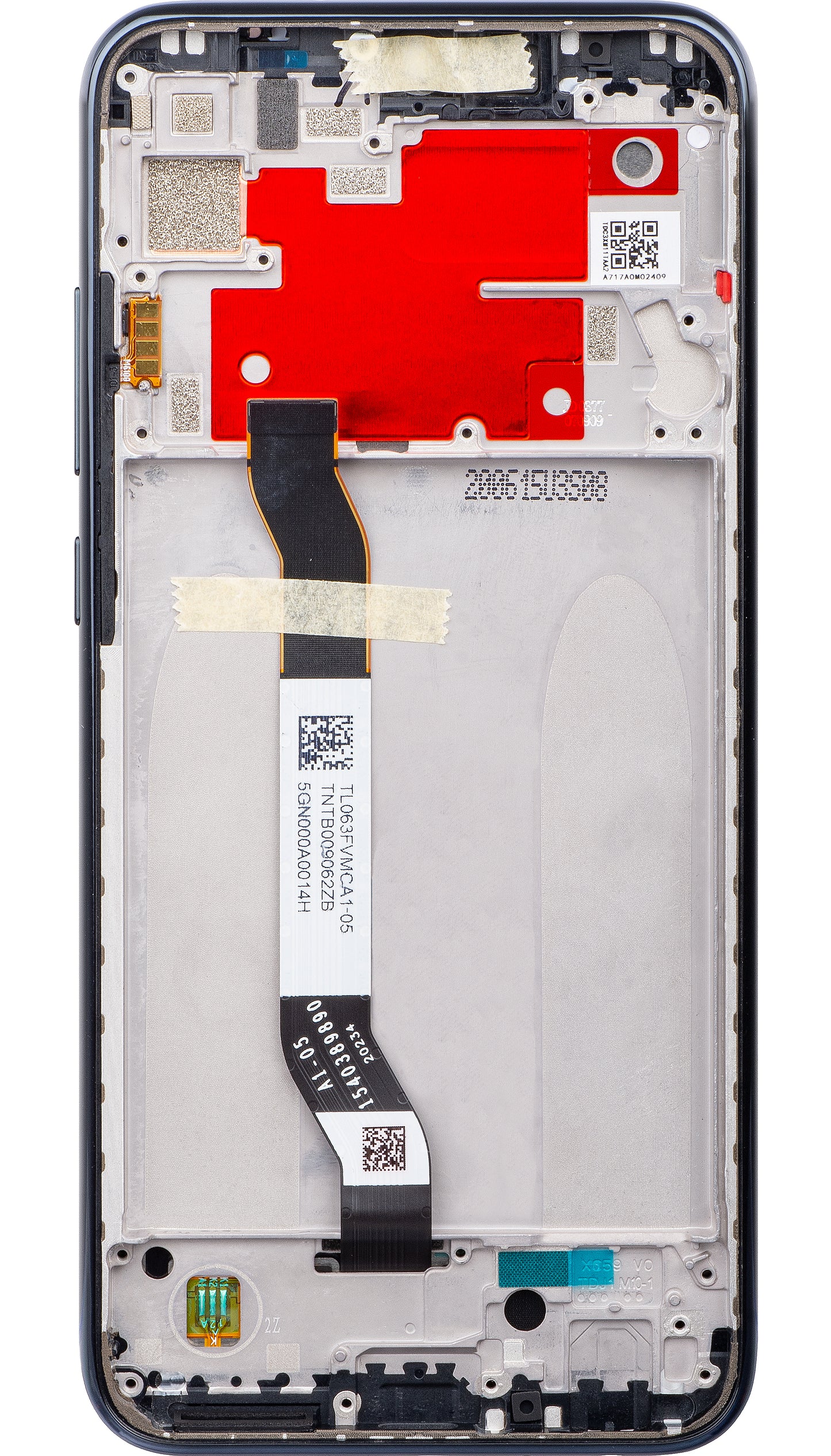 Display sa Touchscreen-om Xiaomi Redmi Note 8T, sa Ramom, Crni, Service Pack 5600040C3X00
