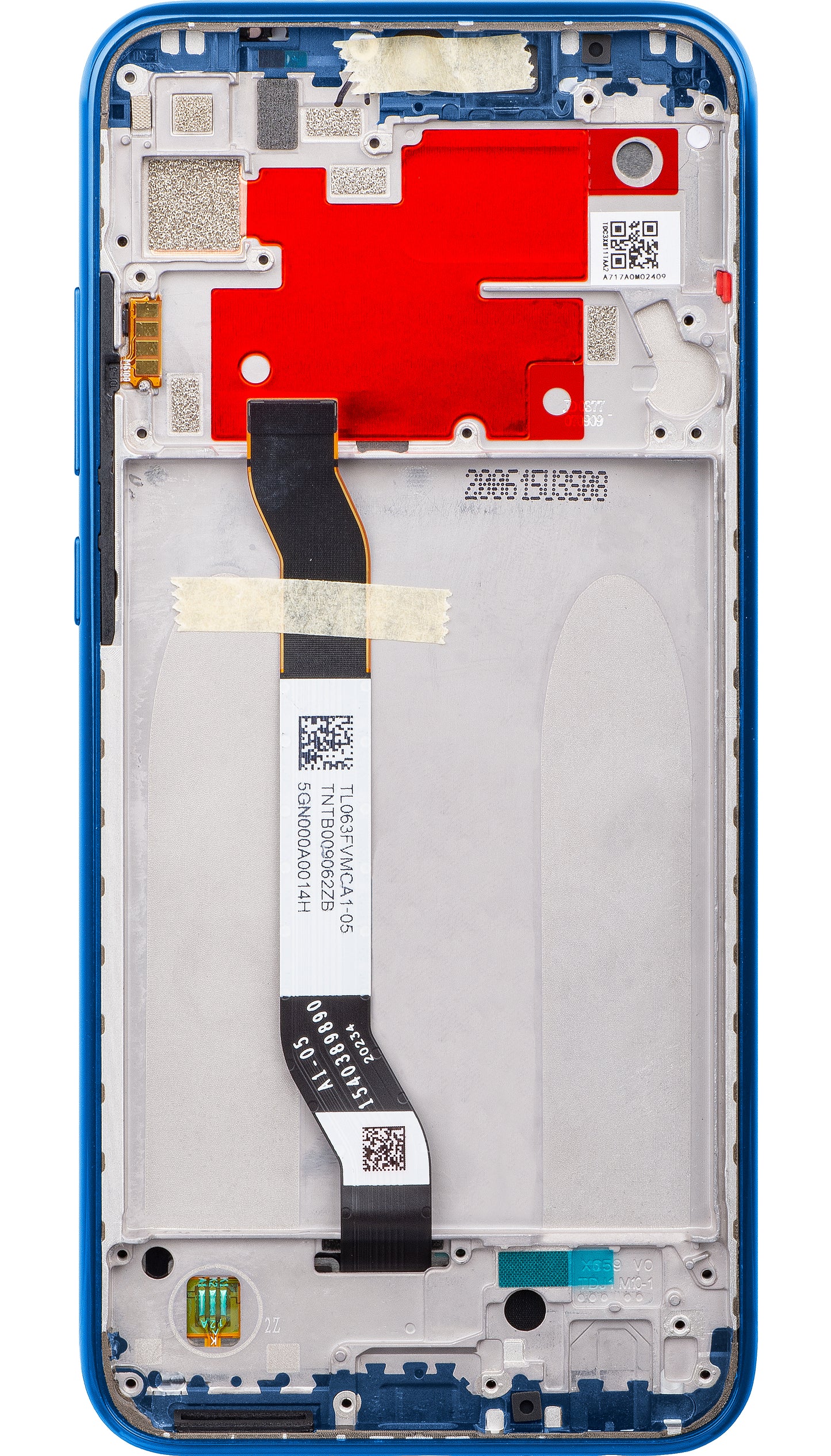 Display sa Touchscreen-om Xiaomi Redmi Note 8T, sa Ramom, Plavi, Service Pack 5600030C3X00