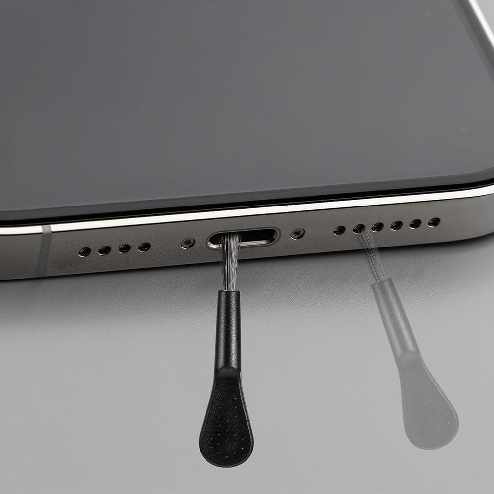 Čep protiv prašine za port telefona Techsuit AD1, USB-C, Set 4 komada, Crna