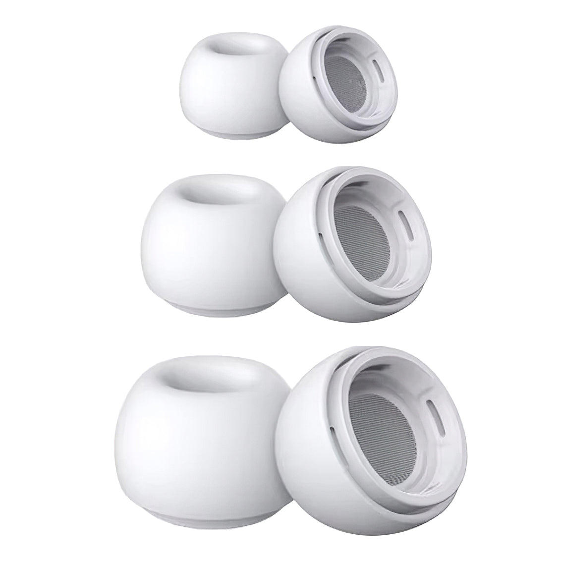 Čepovi Tech-Protect za Apple AirPods Pro seriju, Veličina S / M / L, Beli