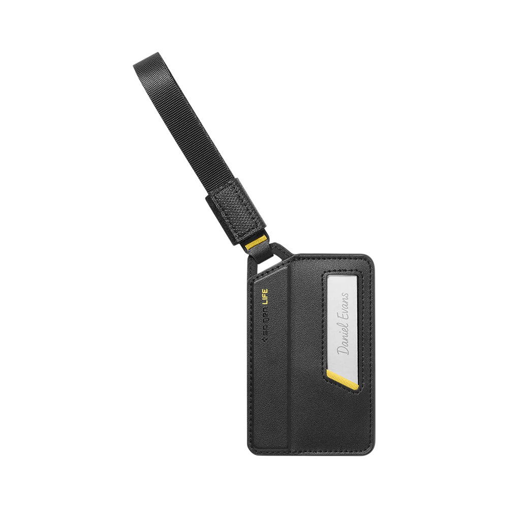Oznaka za ručni prtljag / kofer Spigen Luggage Tag LF510, crna AHP09776
