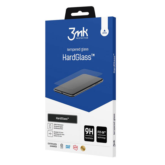Zaštitna folija za ekran 3MK HardGlass za Samsung Galaxy A57 5G, Kaljeno staklo, Full Glue