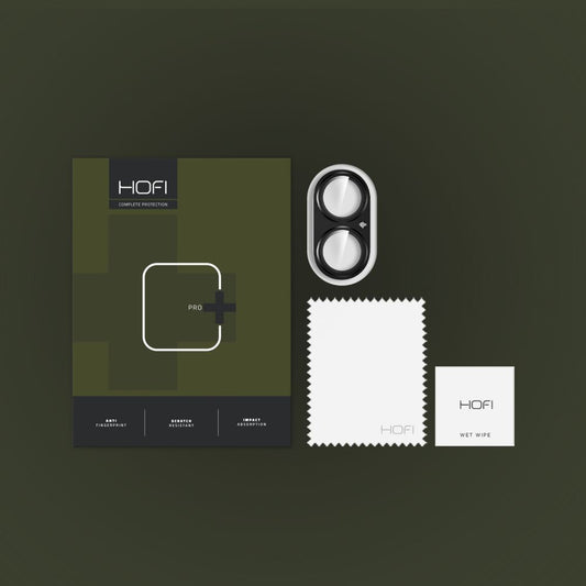 Folija za zaštitu zadnje kamere HOFI FullCam za Apple iPhone 16 Plus / 16, Kaljeno staklo, Crna