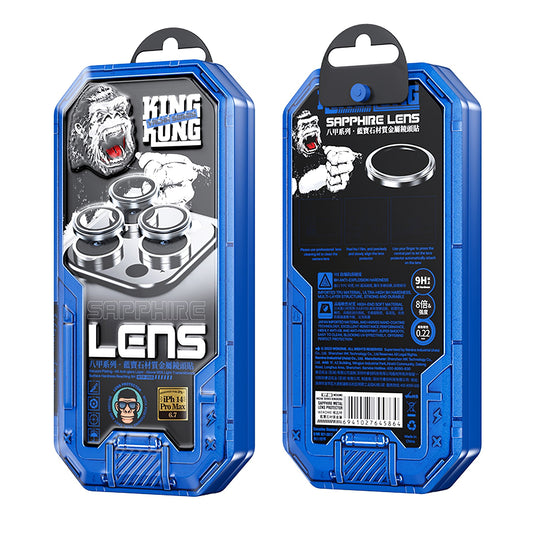 Folija za zaštitu zadnje kamere Wekome WTPC-008 za Apple iPhone 15 Pro, Kaljeno staklo, Zlatna