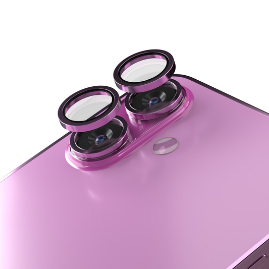 Zaštitna folija za zadnju kameru Etteri za Apple iPhone 16 Plus / 16, Kaljeno staklo, Roze