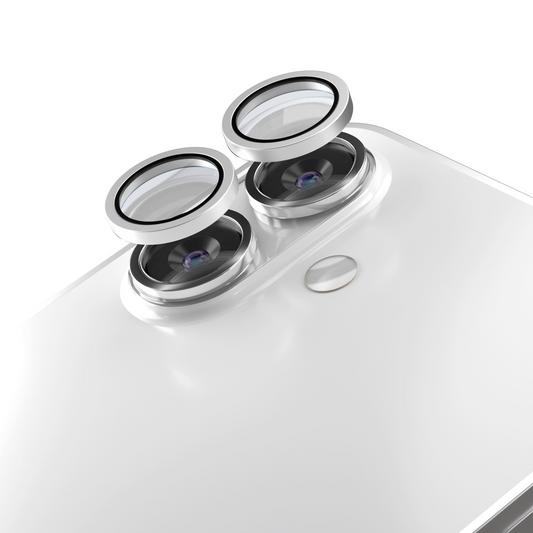 Zaštitna folija za zadnju kameru Etteri za Apple iPhone 17, Kaljeno staklo, Bela
