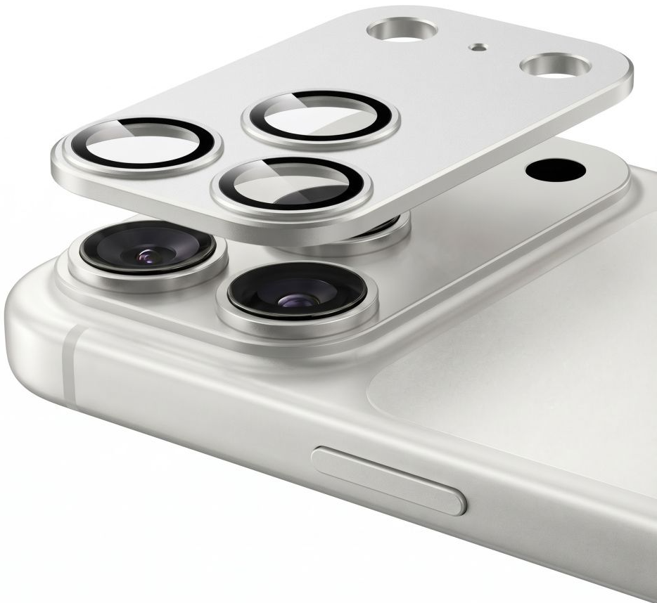 Zaštitna folija za zadnju kameru Tech-Protect CamFull Fit+ za Apple iPhone 18 Pro Max, kaljeno staklo, srebrna