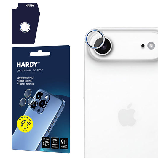 Folija za zaštitu zadnje kamere 3MK Hardy Protection Pro za Apple iPhone 17 Air, Kaljeno staklo, Srebrna