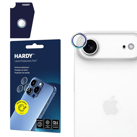 Folija za zaštitu zadnje kamere 3MK Hardy Protection Pro za Apple iPhone 17 Air, Kaljeno staklo, Višebojna