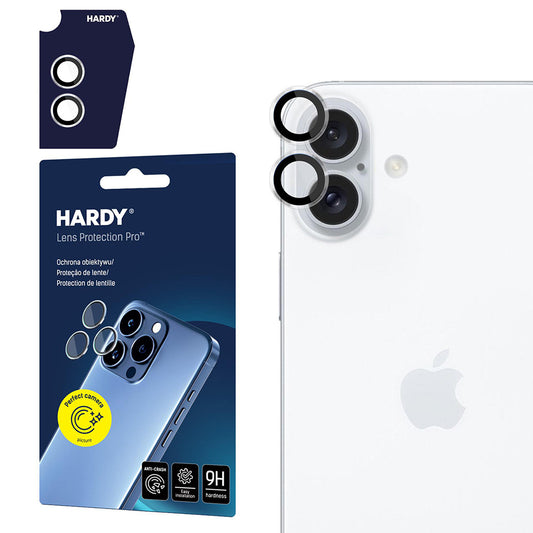 Folija za zaštitu zadnje kamere 3MK Hardy Protection Pro za Apple iPhone 17, Kaljeno staklo, Providna