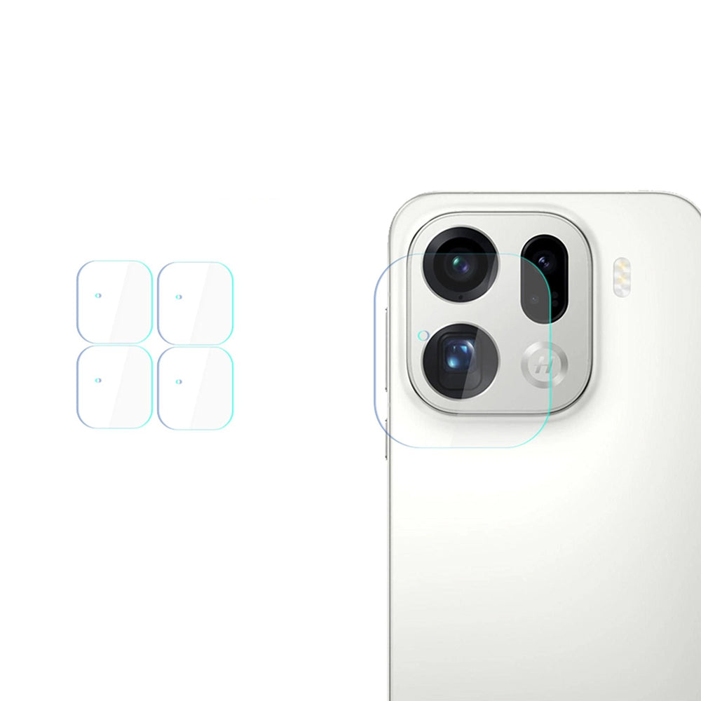 Folija za zaštitu zadnje kamere 3MK Protection za Oppo Find X9 Pro, Kaljeno staklo, Set od 4 komada, Providna