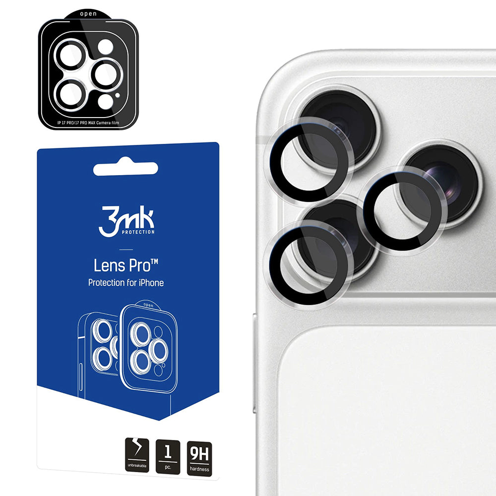 Zaštitna folija za zadnju kameru 3MK Protection Pro za Apple iPhone 18 Pro / 18 Pro Max, Kaljeno staklo, Providna
