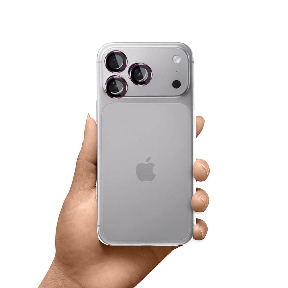 Zaštitna folija za zadnju kameru 3MK Protection Pro za Apple iPhone 18 Pro / 18 Pro Max, Kaljeno staklo, Bordo
