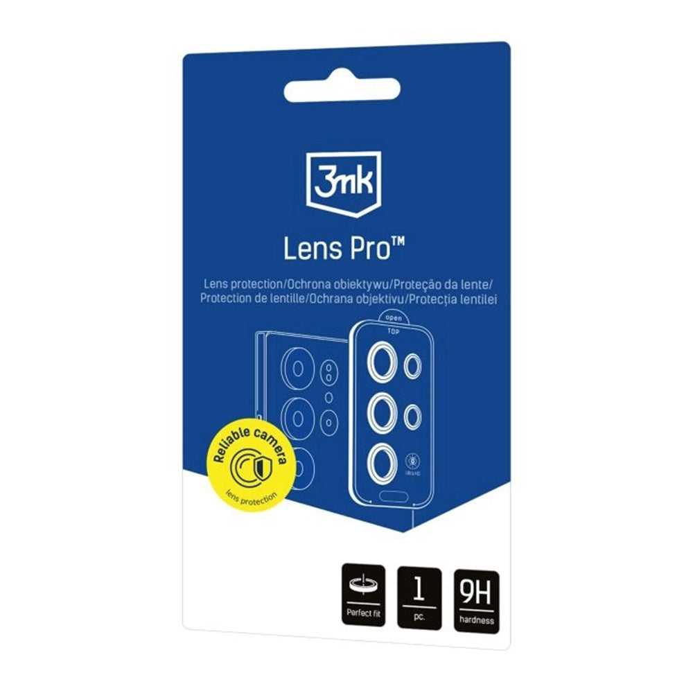 Folija za zaštitu zadnje kamere 3MK Protection Pro za Samsung Galaxy S26 S942, Kaljeno staklo, Crna