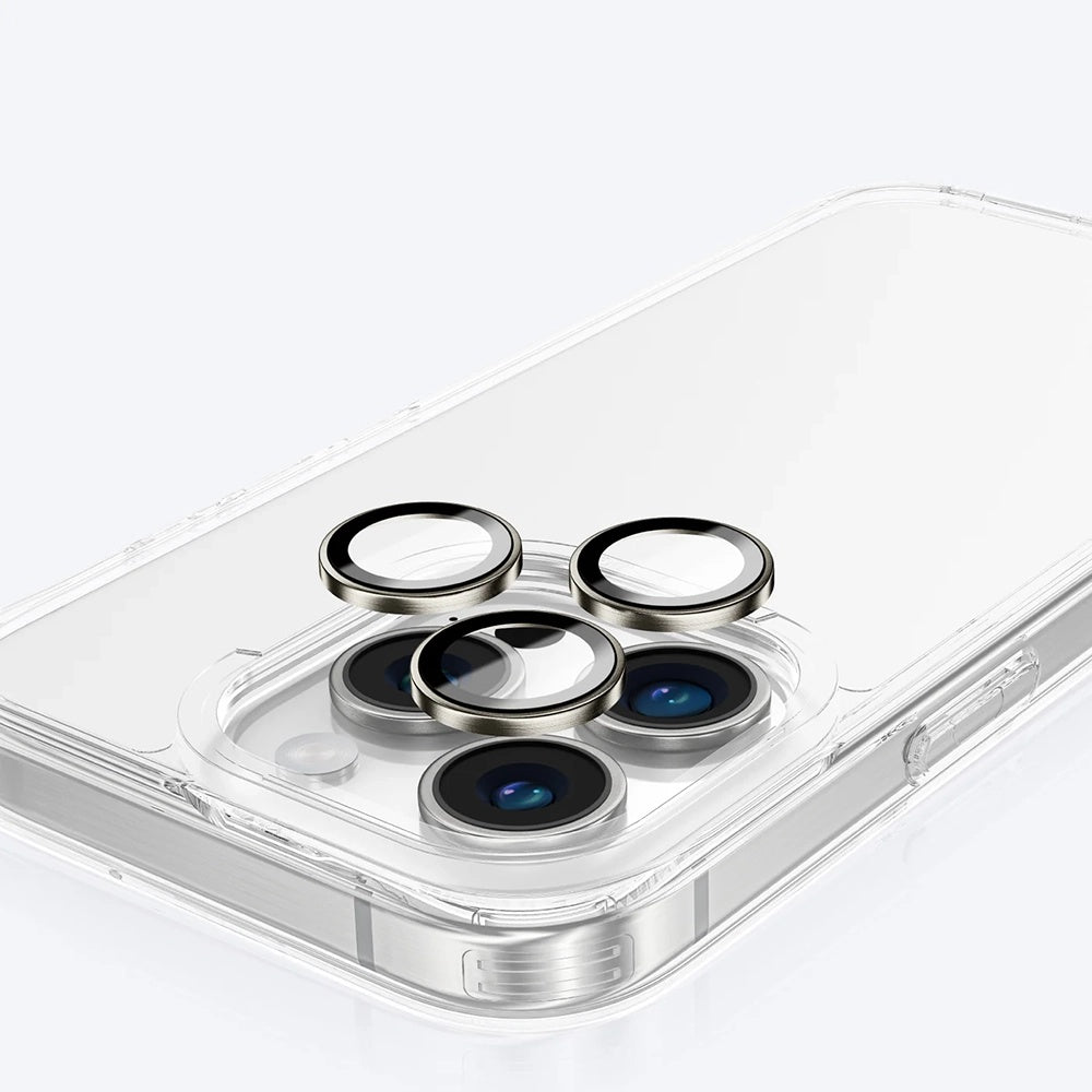 Folija za zaštitu zadnje kamere Anank AR za Apple iPhone 17 Pro Max / 17 Pro, Kaljeno staklo, Srebrna
