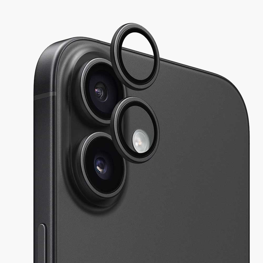 Folija za zaštitu zadnje kamere Anank AR za Apple iPhone 17, Kaljeno staklo, Crna