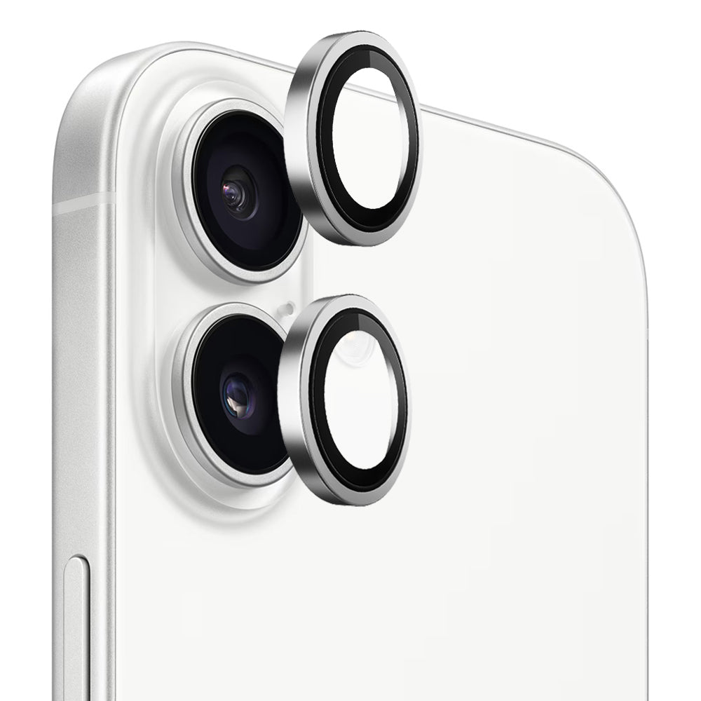 Folija za zaštitu zadnje kamere Blueo Metal Frame za Apple iPhone 17, Kaljeno staklo, Srebrna